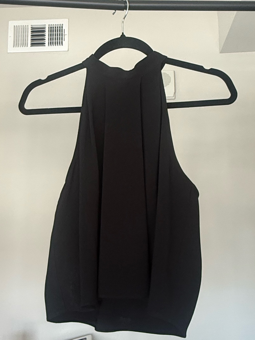 bebe Black Halter Camisole Top